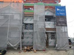 透湿防水シート貼り