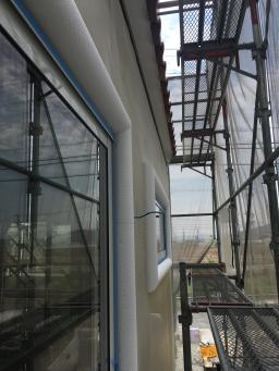 窓モールの取付