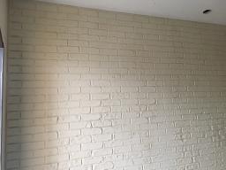 スペイン漆喰でブリック調に仕上げました